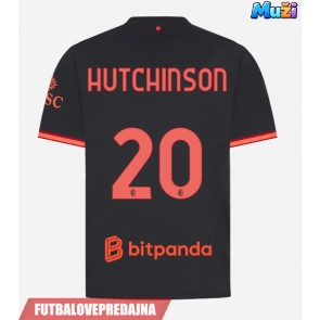 Lacne Muži Futbalové dres AC Milan Omari Hutchinson #20 2026-27 Krátky Rukáv - Tretina